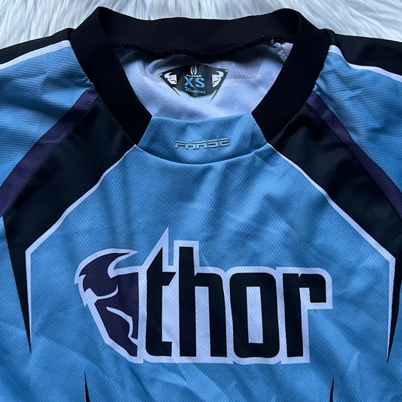 Thor Racing Blue Jersey - Picture 2 of 4
